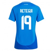 Maglia Calcio Italia Mateo Retegui #19 Prima Divisa Donna Europei 2024 Manica Corta